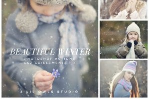Beautiful Winter Photoshop Actions
