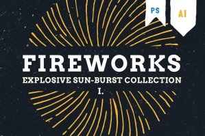 Fireworks Hand-drawn Explosion Pack
