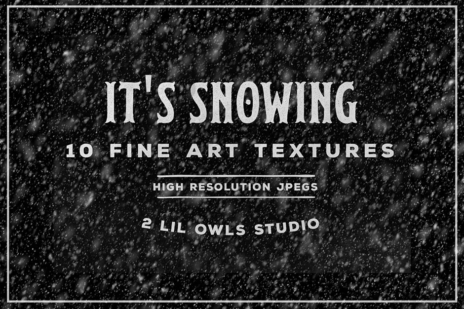 It’s Snowing Fine Art Textures