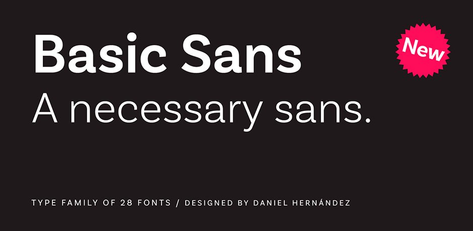 Basic Sans Complete Family