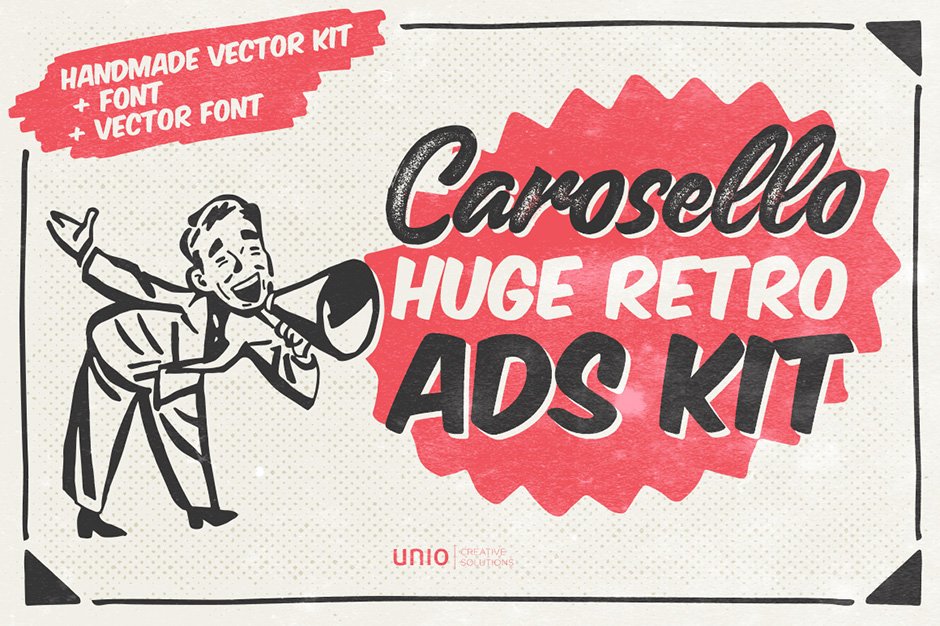 Carosello – Huge Retro Ads Kit
