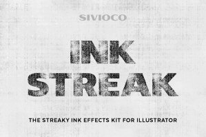 Ink Streak – Illustrator Actions