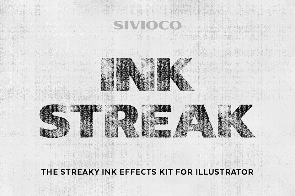 Ink Streak – Illustrator Actions