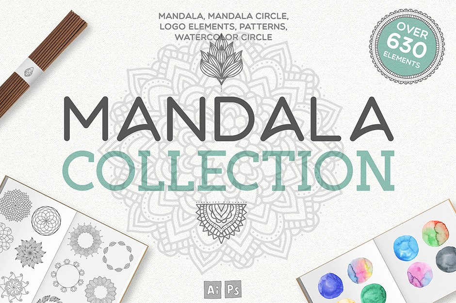 Mandala Collection (630 Elements)