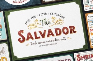 The Salvador Font Combination
