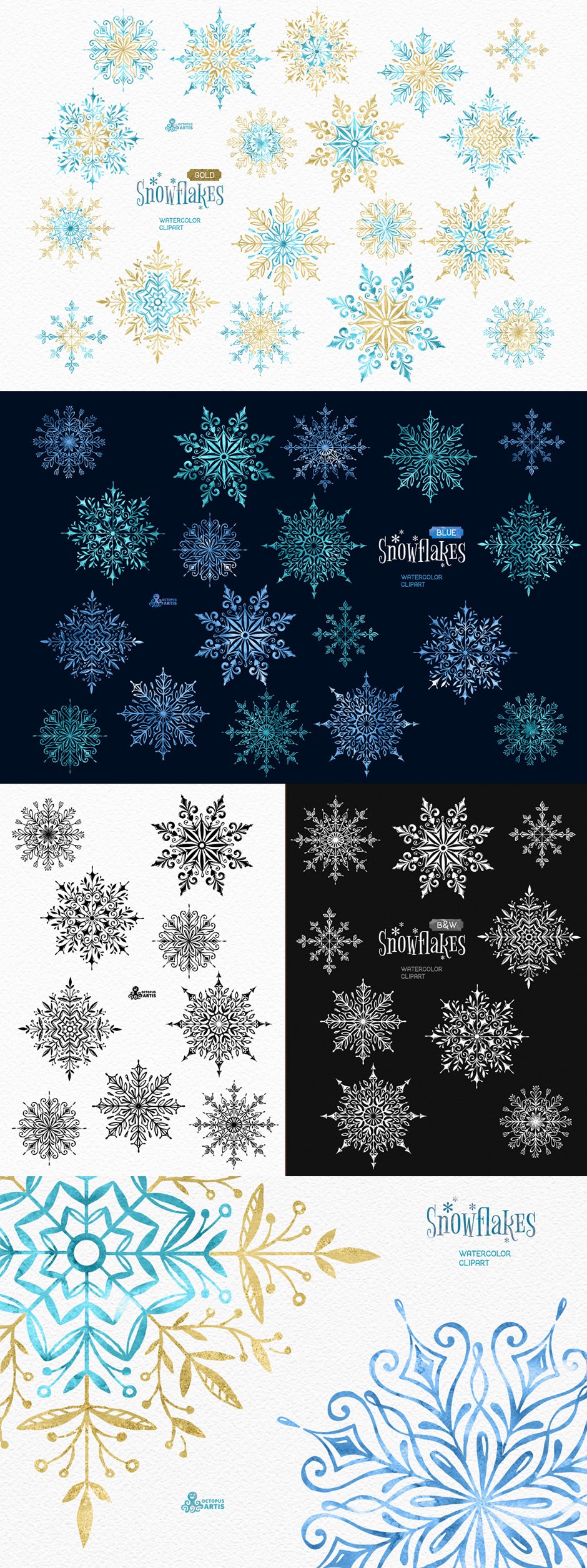 Snowflakes - Winter Collection