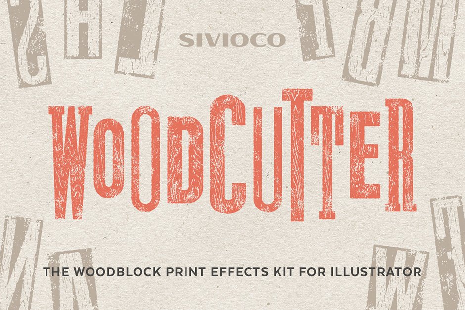 Woodcutter – Illustrator Actions
