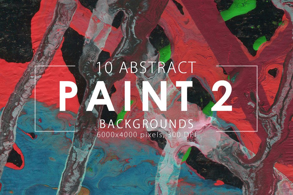 Abstract Paint Backgrounds Vol. 2