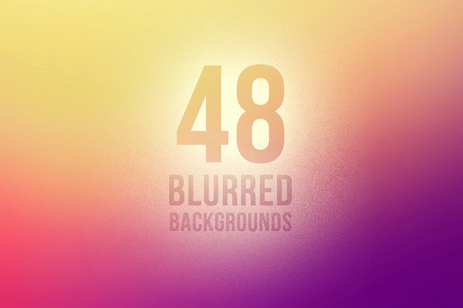 48 Vector Blurred Backgrounds