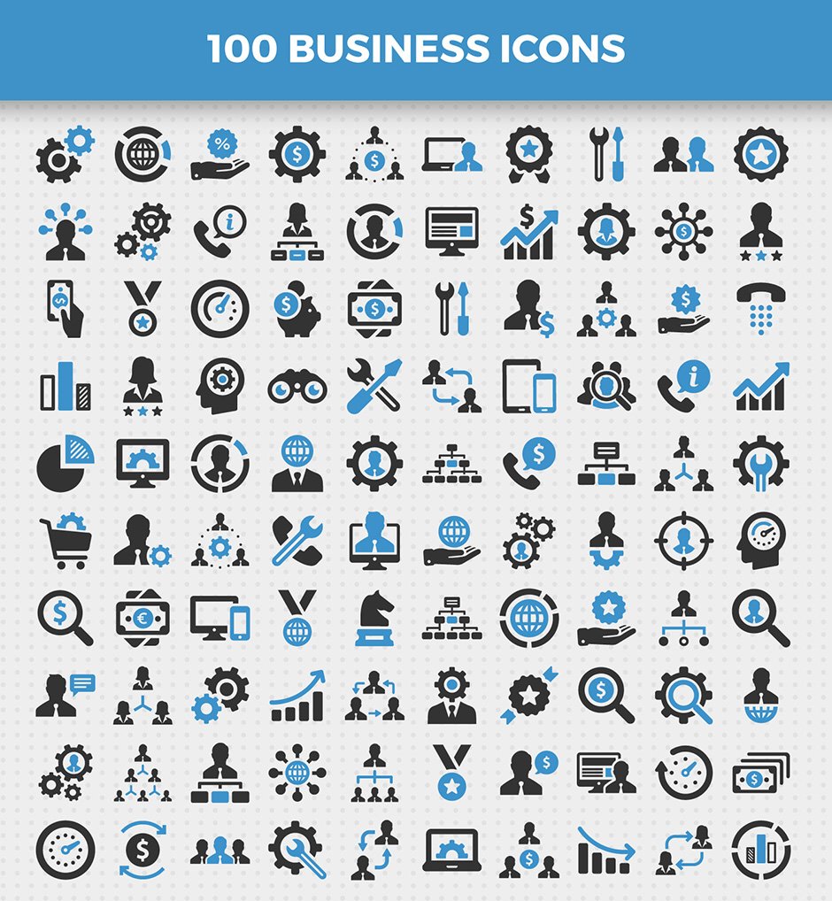 100 Business Icons Vol. 3