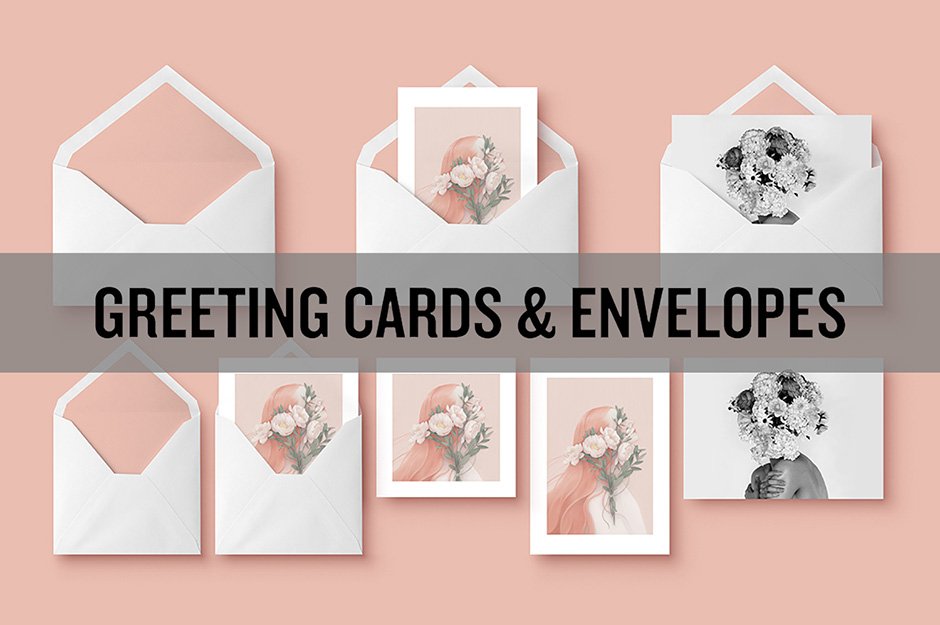 Envelope & Greeting Card Mockups