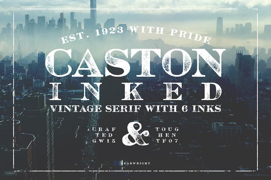 Caston Inked Typeface