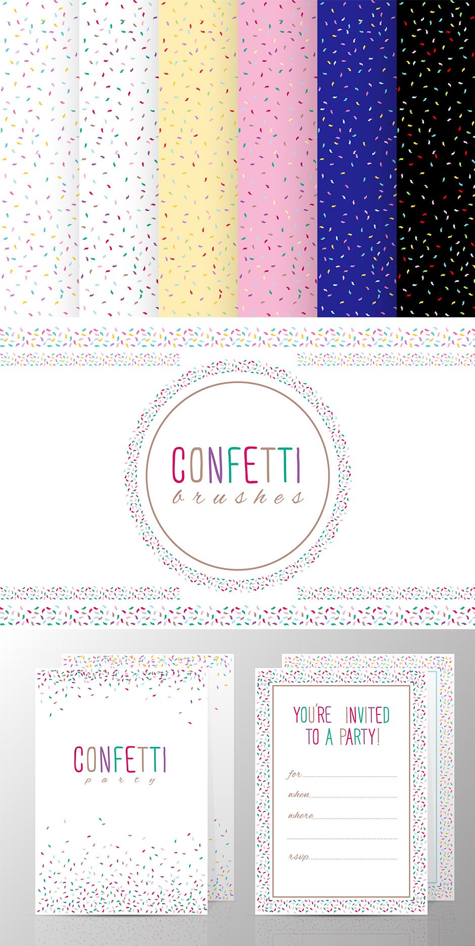 Confetti Patterns