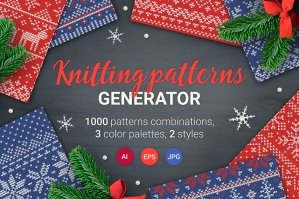 1000 Knitting Patterns Generator