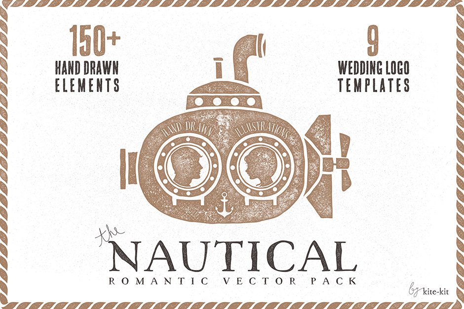 Nautical Romantic Vector Pack