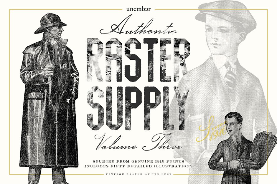 Unember Raster Supply Volume 3