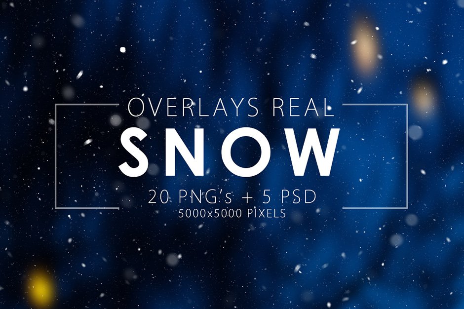 Real Snow Overlays