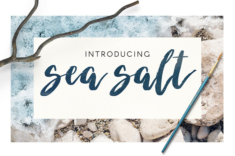 Sea Salt Brush Script