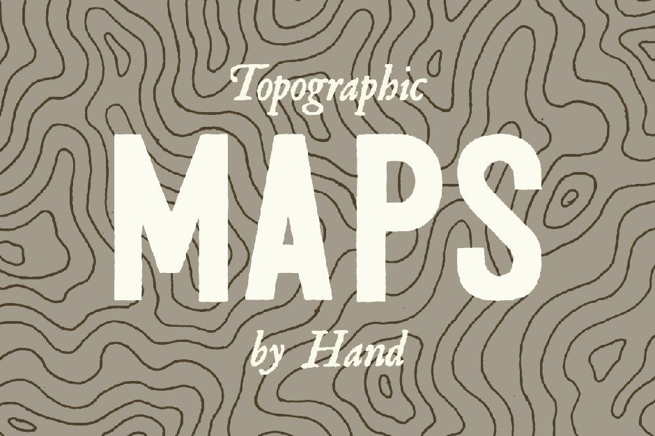 3 Topographic Elevation Maps