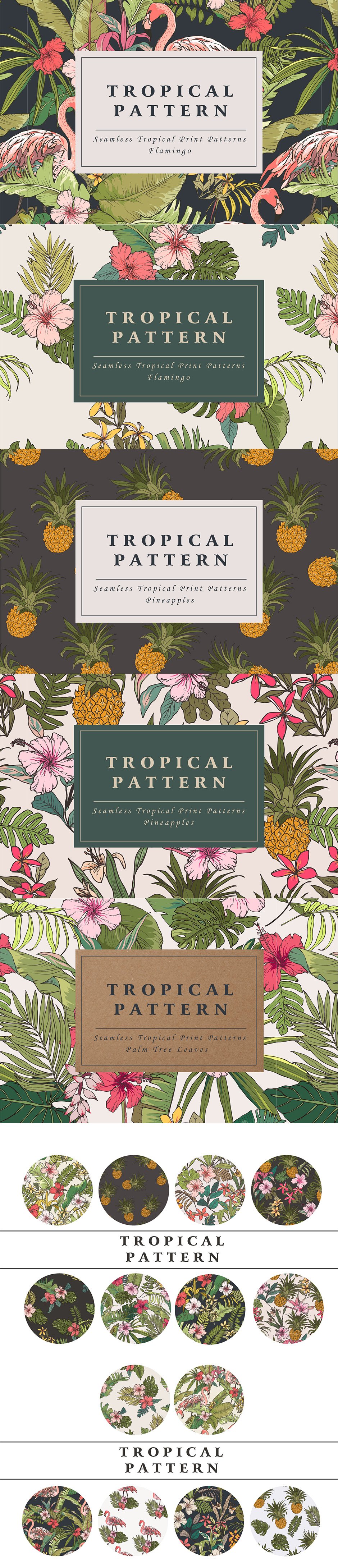 Tropical Flower Patterns