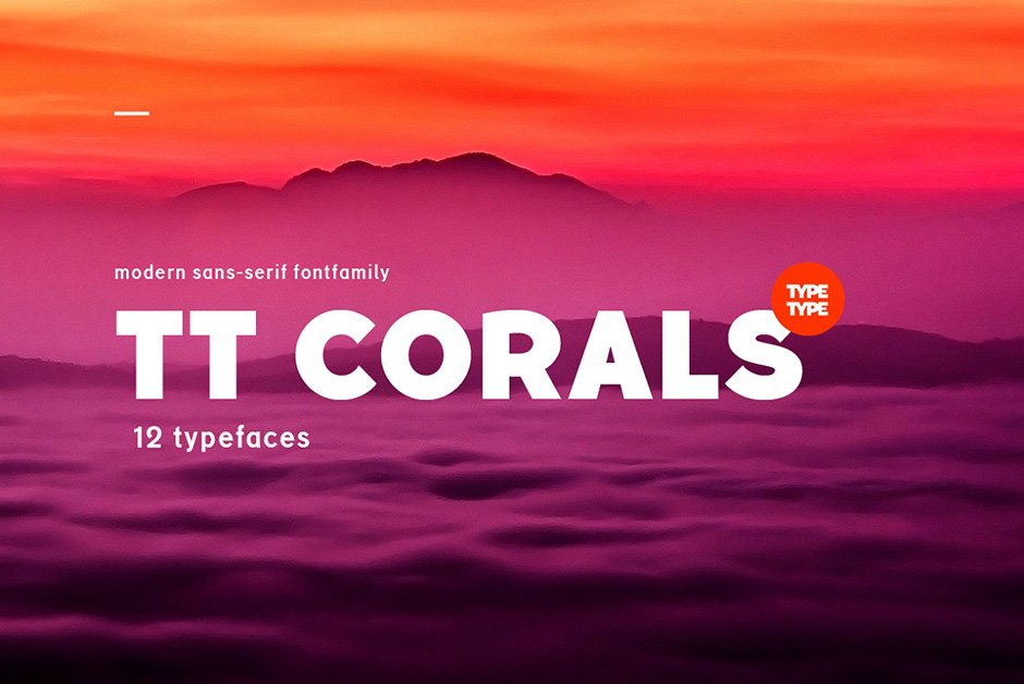 TT Corals Typeface