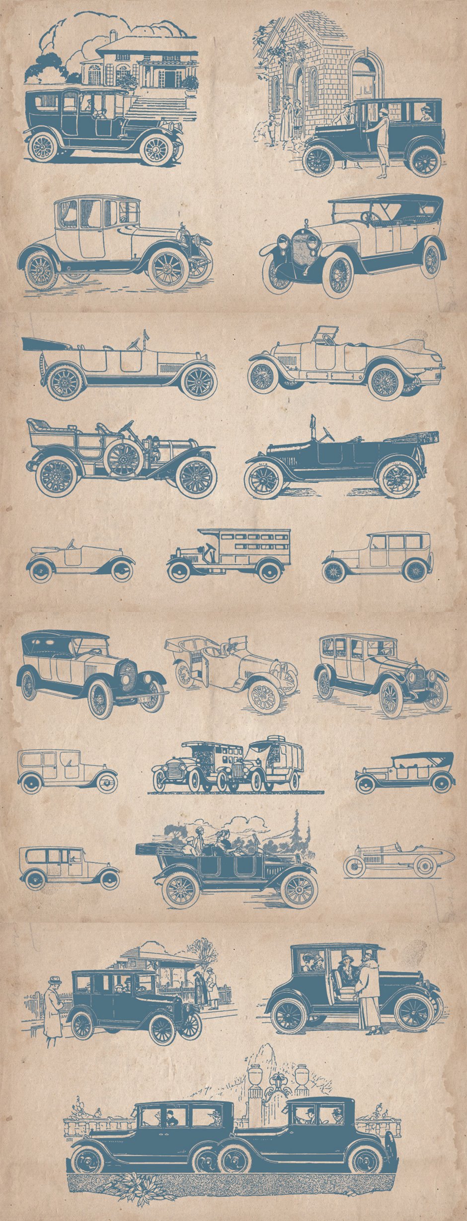 Vintage Cars Automobiles