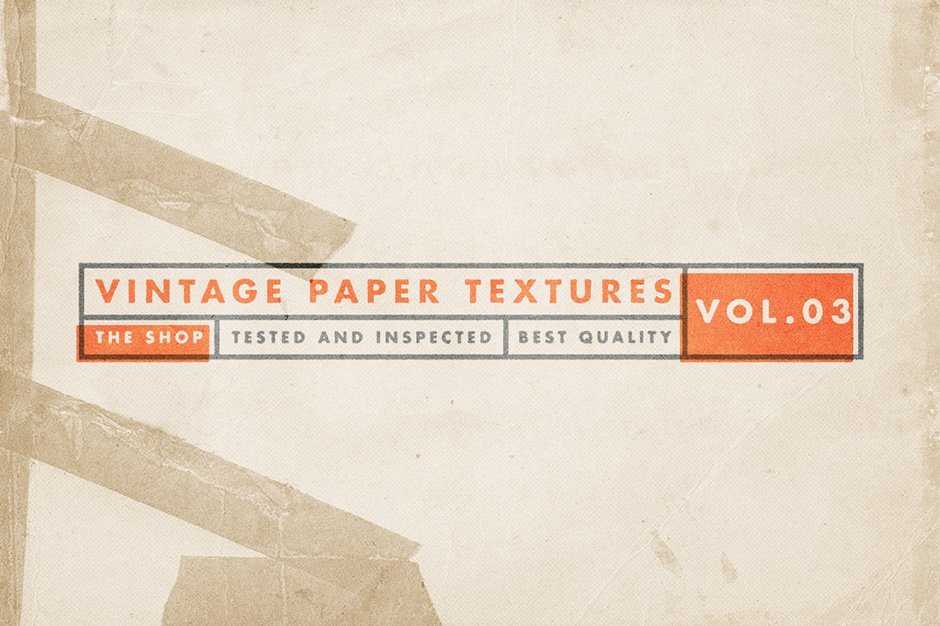 Vintage Paper Textures Vol. 3