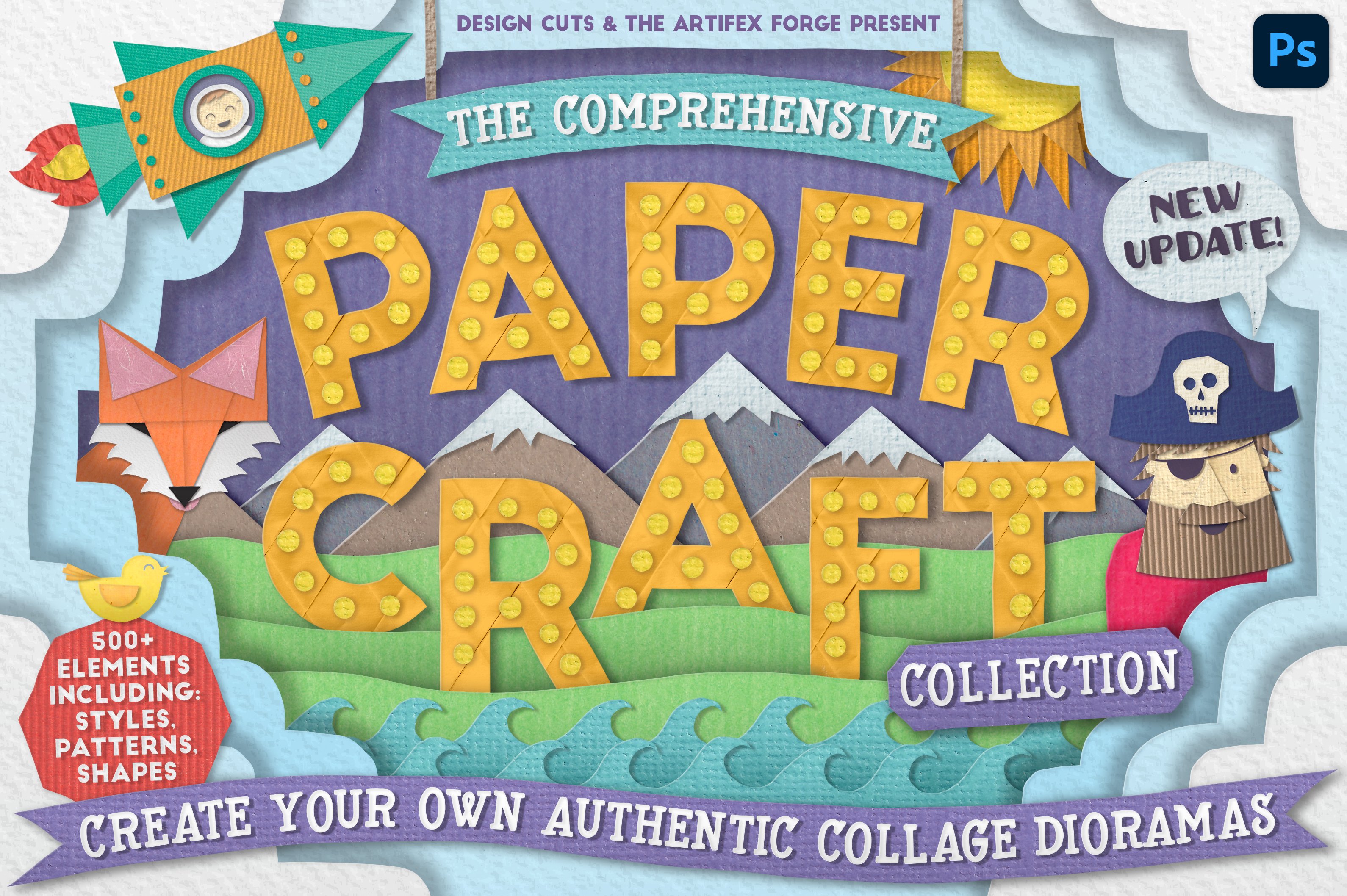 The Comprehensive Paper Craft Collection For Photoshop