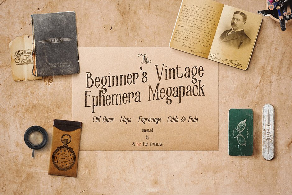 The Beginner's Vintage Ephemera Pack
