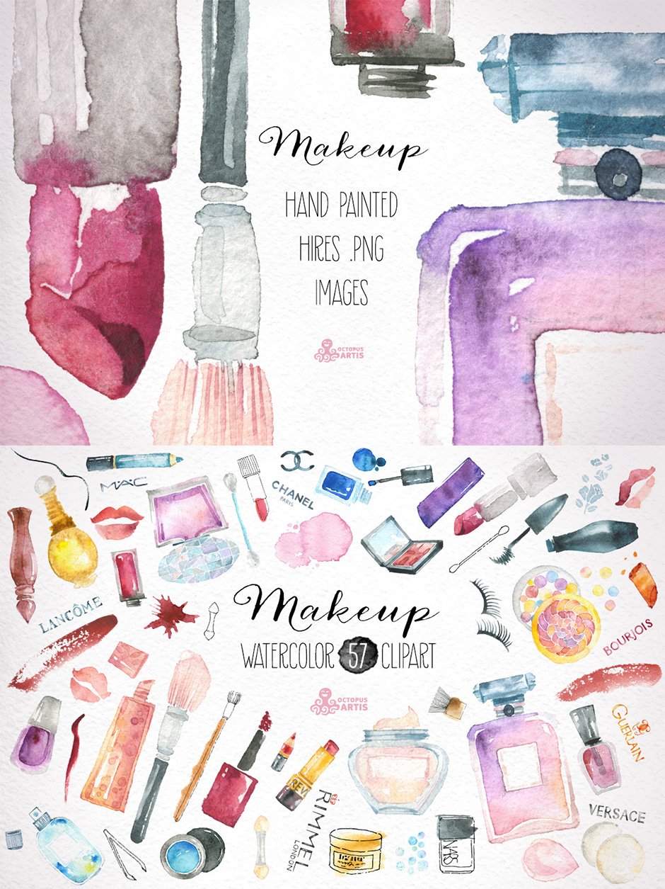 Makeup & Cosmetics Clipart
