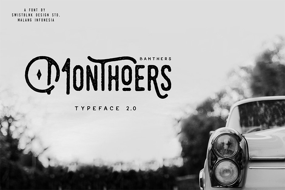 Monthoers Typeface