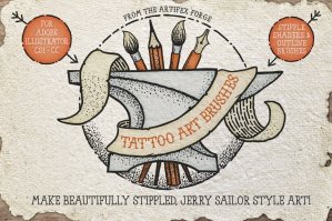 Tattoo Style Art Brushes