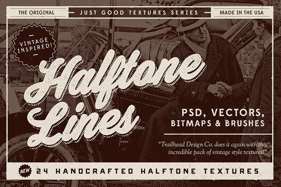 Just Good Textures Halftone Lines