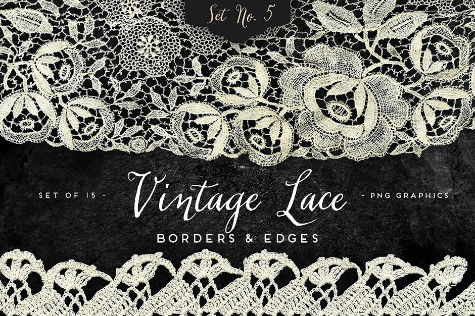 Vintage Lace Borders & Edges 5