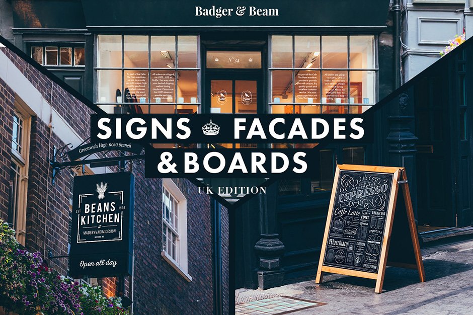 Signs & Facade Mockups UK