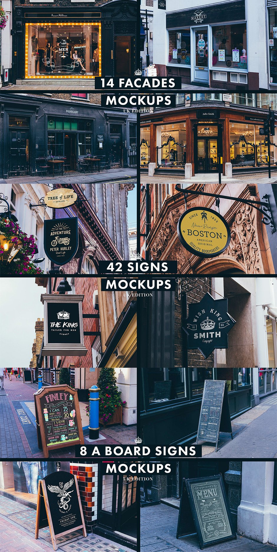 Signs & Facade Mockups UK