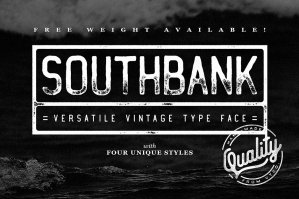 Southbank Vintage Typeface