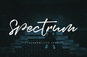 Spectrum - Signature Brush Font