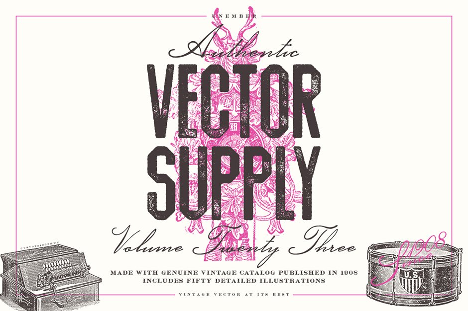 Unember Vector Supply Volume 23