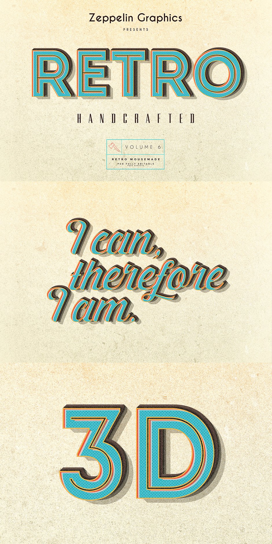 Vintage Text Effects Vol. 6