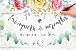 Wreaths and Bouquets Collection V.3