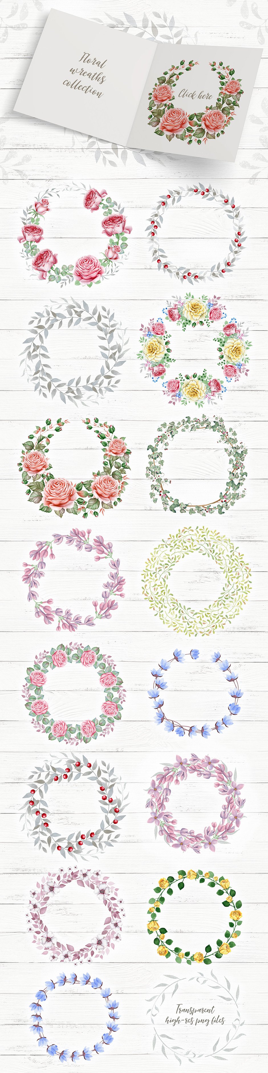 Wreaths and Bouquets Collection V.3