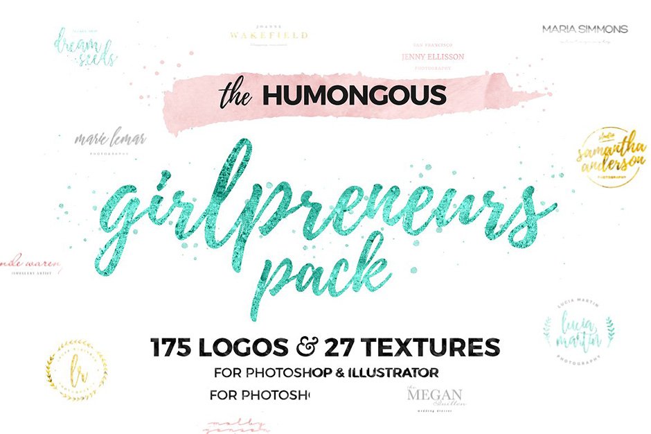 The Humongous Girlpreneurs Logo Pack