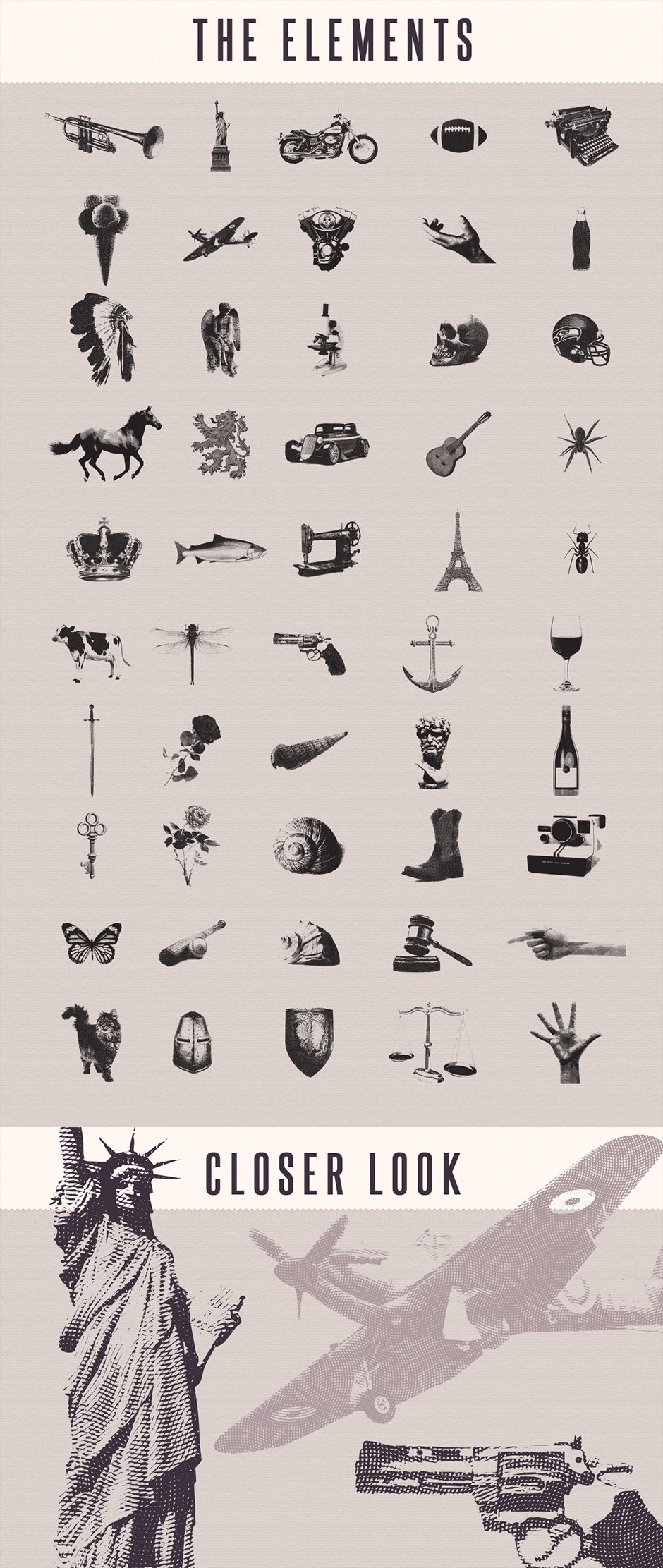 Lithography Vector Elements