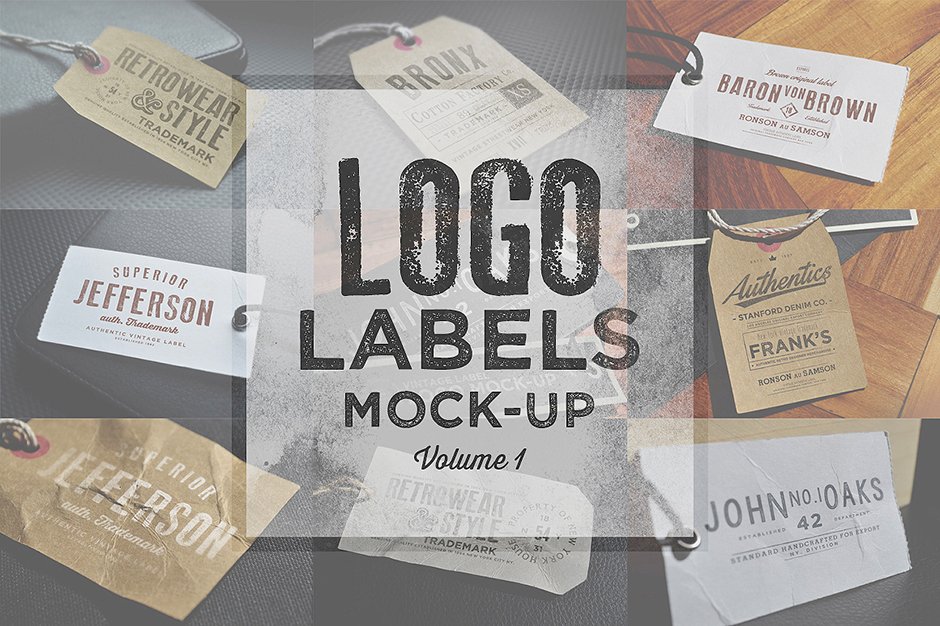 Logo Labels Mockups