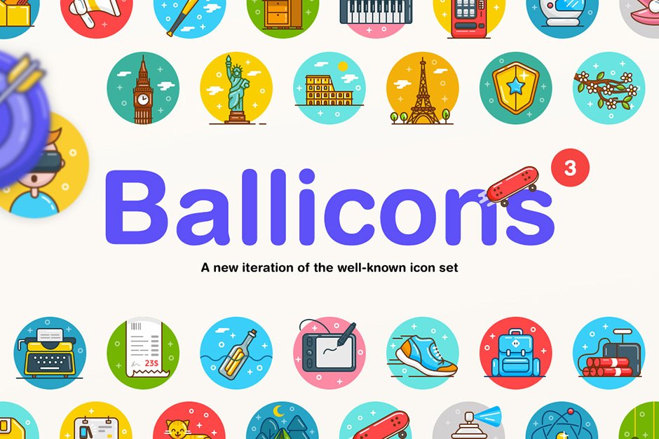 Ballicons 3 Icon Set