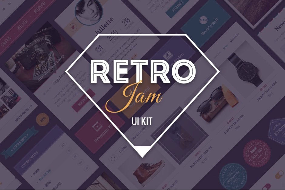 …Retro Jam UI Kit
