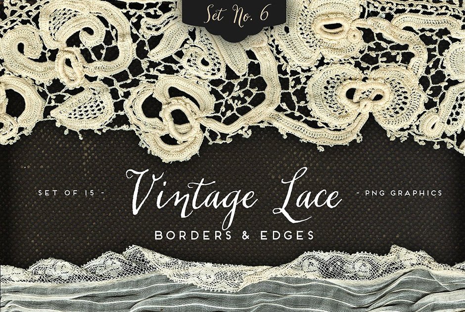 Vintage Lace Borders & Edges 6
