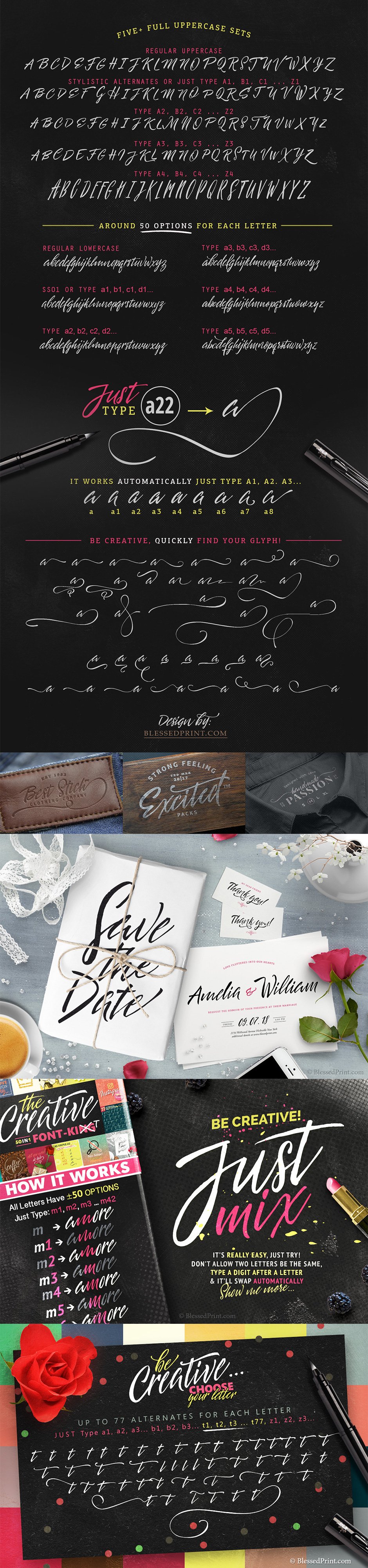 50 in 1 The Creative Font Kit