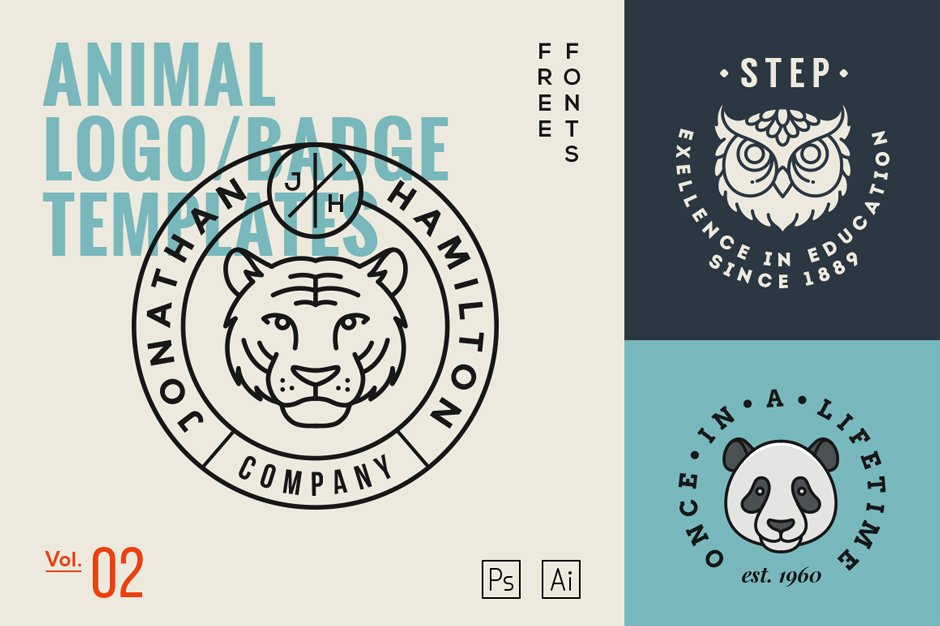 Animal Logo Templates Vol. 2
